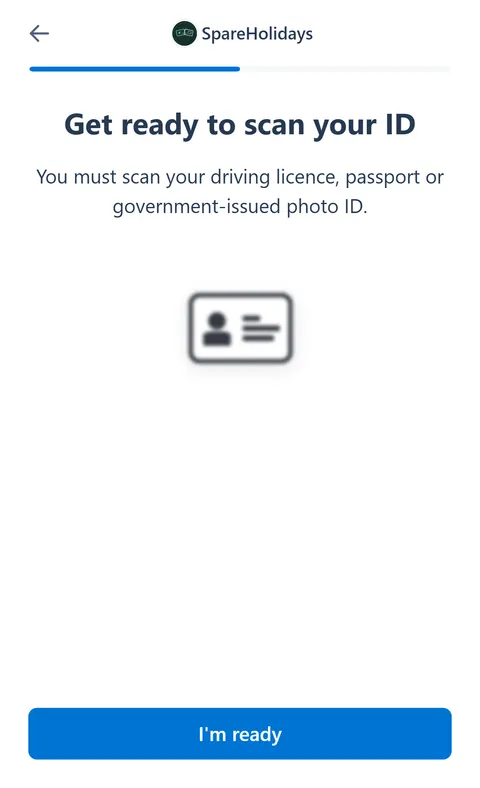 'Get ready to scan your ID':